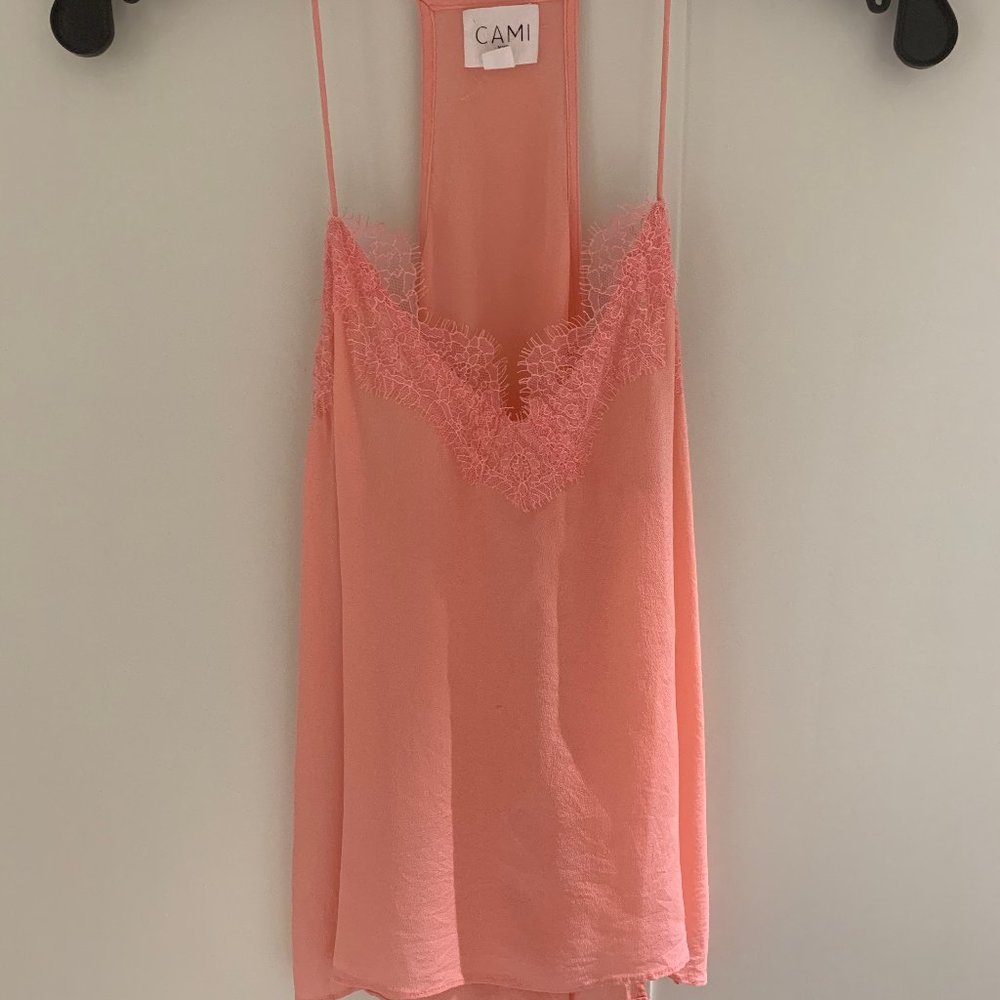 Cami NYC Coral Racer Tannk